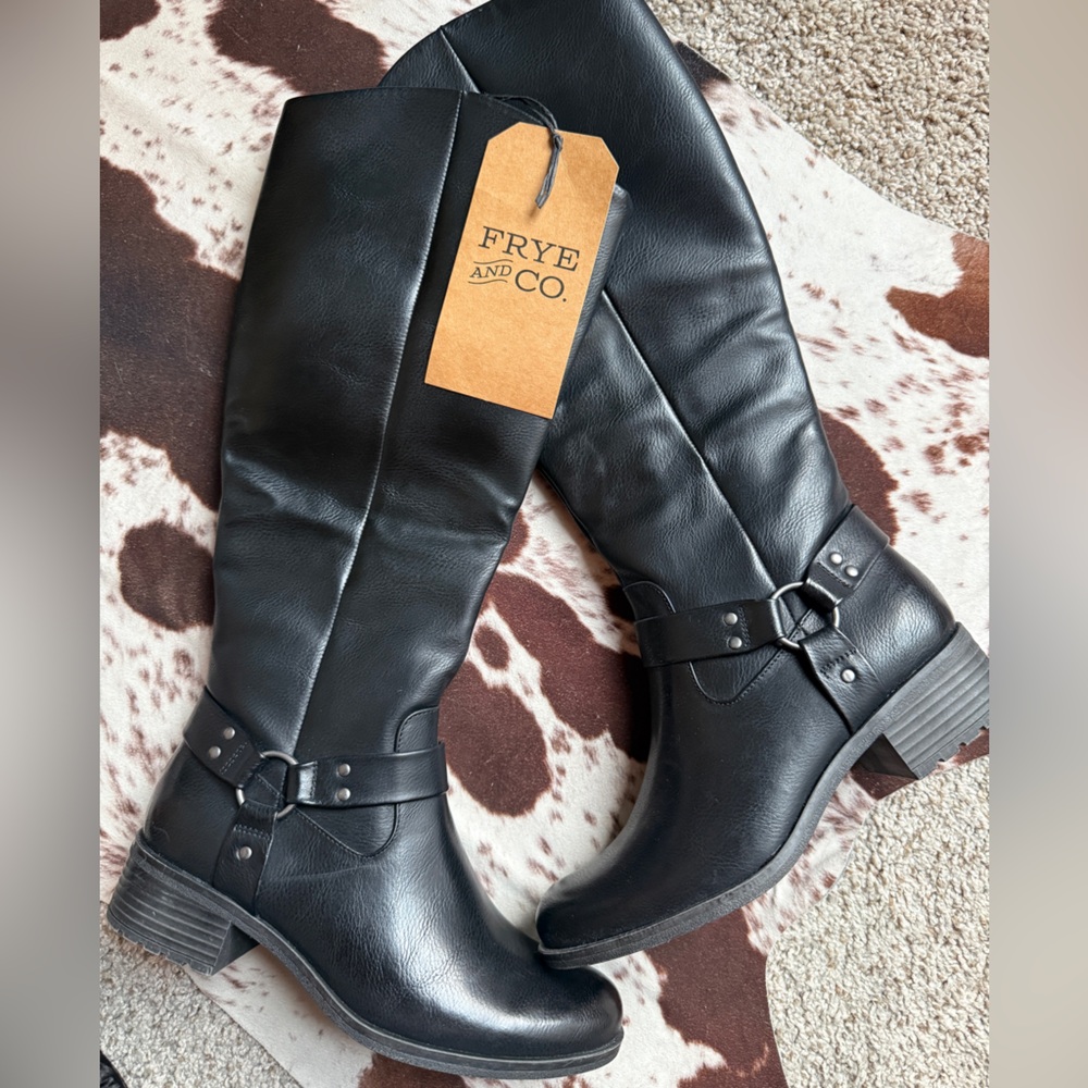 Frye Women's Black Riding Boots NWT